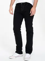 Herren Jeans Hose Rock Creek Schwarz Denim Jeanshose Herrenhose RC-2443 W29-W44 – Bild 2