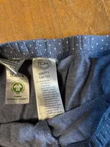 TCM Mädchen Leggings Gr. 146/152 blau mit  Punkten grüner Knopf Label ansehen – Bild 2