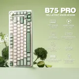 YUNZII mechanische Tastatur B75 Pro 75% BT/2.4G/Type-C Hot-Swap 84 Tasten Matcha – Bild 2