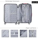 Reisekoffer Hartschalenkoffer Koffer Trolley M L XL mit 4 Rollen Schloss Case – Bild 2
