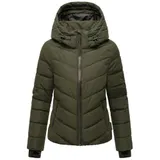 Marikoo Damen Stepp Jacke Steppjacke Übergangsjacke Herbst Winter gesteppt B986 – Bild 5