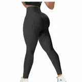 Damen Anti Cellulite Leggings Push Up Sporthose Fitness Gym Yoga Stretch Leggins – Bild 1