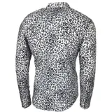 Blumen Hemden Herren Bunte Hemd Muster Freizeitshemd Langarm Mehrfarbig Shirt  – Bild 4