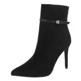 Damen Stiefeletten mit Reißverschluss Ital-Design 1226 in Schwarz – Bild 6