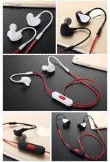 Bluetooth Wireless Kopfhörer In Ear Ohrhörer Sport Laufen Schweißfest mit Mikrofon – Bild 6