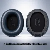 Sheepskin/Mesh Ear Pad Replacement Pair for H95ANC, Oval Headphone Ear Cushions – Bild 2