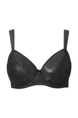 Ulla Popken Damen große Größen Bügel BH Spitze Metallic Effekt Softcups 843412 – Bild 8