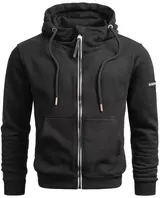 A. Salvarini Herren Pullover Langarm Sweatjacke Kapuzen Hoodie Jacke Neu AS293 – Bild 2