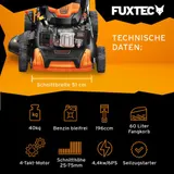 FUXTEC Benzin Rasenmäher FX-RM5196 Motormäher 196ccm Mäher Benzinmäher 6PS – Bild 2