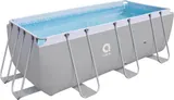 Pool Aufstellpool 4x2 rechteck Schwimmbad Schwimmbecken Gartenpool 400x200x100cm – Bild 1
