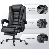 Ergonomischer Bürostuhl Massagefunktion Höhenverstellbar Schreibtischstuhl – Bild 7