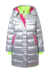 Angel of Style Damen große Größen Steppmantel Straight Fit Neon Details – Bild 9