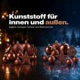 Weihnachtskugeln 128-teilig Set in Box Christbaumkugeln Weihnachtsschmuck Deko – Bild 9