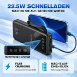 9000000mAh Power Bank USB C Schnellladegerät Externer Batterie Ladegerät Handy – Bild 12