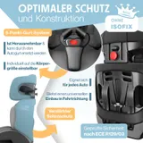 Kidiz® Autokindersitz Autositz Kinderautositz 9-36 kg Gruppe 1+2+3 Kindersitz  – Bild 8