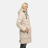 Marikoo Damen Winter Mantel Winterjacke Stepp Jacke gesteppt lang warm B978 NEU – Bild 3