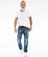 Rock Creek Herren Jeans Hose Dunkeblau Comfort Fit dicke Nähte Denim NEU RC-2272 – Bild 6