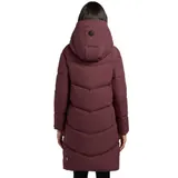 khujo Graya Damen-Mantel Steppmantel Winterparka Stepp-Jacke Parka Coat Weinrot – Bild 3