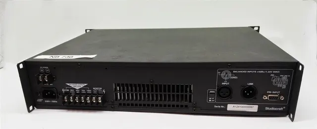 Studiocraft PA Power Amplifier A124 Verstärker Poweramp für Schrank ohne Netztei