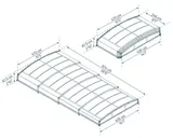 Poolüberdachung Majorca 4x8 Poolabdeckung Aluminium Winterabdeckung | Canopia – Bild 11