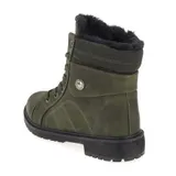 Damen Winterschuhe Stiefel Stiefeletten Booty Frauen Freizeit Schnürboots 65329 – Bild 3
