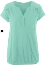 Damen Shirt rot Kurzarm + Bündchen + Knopfleiste V-Ausschnit Gr 36 - 58 neu 1536 – Bild 7