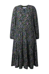 Studio Untold Damen große Größen Maxikleid A Line Flower Print 846534 – Bild 2