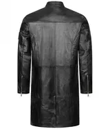 Leder Mantel Herren Lang Schwarz Echtleder Herrenmantel H-343 Rock Creek NEU – Bild 5
