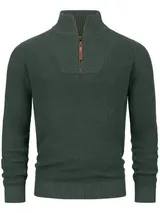 Indicode Herren Strickpullover INYassip-Pullover Herrenpulli Stehkragen Cardigan – Bild 1