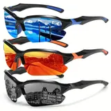 Sonnenbrille Sportbrille Nachtfahren Outdoor Wandern Angeln Unisex Brille – Bild 3