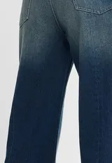Damen Jeans Loose Fit in dunkel blau used Optik High Waist Gr. 36 - 54 neu 62115 – Bild 10