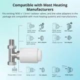 3er SONOFF TRVZB ZigBee Thermostatisches Heizkörperventil Smart Home Thermostat – Bild 15
