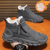Winterstiefel Herren Warm gefütterte Stiefel Schneestiefel Winterschuhe Schuhe – Bild 3