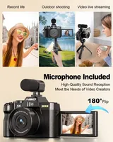 5K 48MP Digitalkamera Anfänger Fotokamera Autofokus 16X Zoom Kompakt Mit 32GB – Bild 6