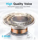 TRUSMI BH01-01 ANC Wireless Bluetooth Kopfhörer mit Pure Bass Sound Schwarz – Bild 13