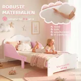 Kinderbett, 140x70 cm Kleinkindbett mit Rausfallschutz, Lattenrost, Refurbished – Bild 7
