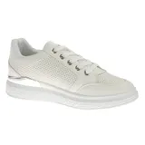 Damen Sneaker Halbschuhe Sportschuhe Freizeitschuhe Schnürschuhe Weiß Blau 36 38 – Bild 2