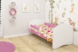 Jugendbett und Matratze mit einer Schublade Kinderbett  Weiß ACMA – Bild 2