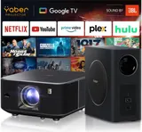 Yaber Beamer K3 Pro FULL HD  Kurzdistanzprojektor JBL-Lautsprecher & Subwoofer – Bild 2