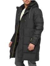 Indicode Herren Parka INStuds-Herrenjacke Wintermantel Parka Männer Kapuze – Bild 3