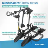 Heckträger FISCHER für 2 Fahrräder E-Bikes faltbar Heckklappenträger 45 kg – Bild 7