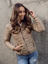 Steppjacke Jacke Übergangsjacke Sportjacke Kapuze Classic Damen BOLF Unifarben  – Bild 1