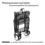 Bollerwagen Camping faltbar belastbar bis 80kg   Bollerwagen platzsparend – Bild 6