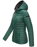 Marikoo Damen Stepp Jacke Steppjacke mit Kapuze gesteppt Übergangsjacke B857 NEU – Bild 3