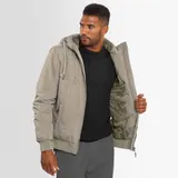 A. Salvarini Herren Winter Jacke Winterjacke warm Kapuze Teddyfell AS320 NEU – Bild 3