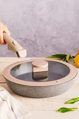 3-teiliges Pfannenset mit abnehmbarem Griff One Click Pietra – Bild 7