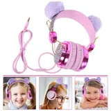  Schöne Plüsch-Kopfhörer mit Kabel und Geräuschunterdrückung für Kinder und – Bild 9