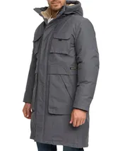 Indicode Herren Parka INKristof-Herrenmantel Winterparka Mantel Kapuze Parka – Bild 2