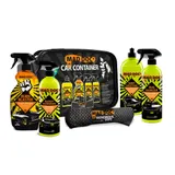 Pflege Eimer 6tlg.Set Auto Pkw Kfz Reiniger Reiniger Shampoo Tuch MAD DOCS – Bild 1