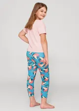 Merry Style Mädchen Capri Leggings 3/4 Sport Training Fitness Baumwolle 110-158 – Bild 2